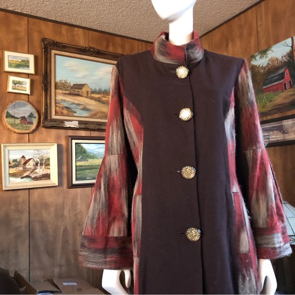 Unique Wool Blend Jacket - Picture 4 of 11